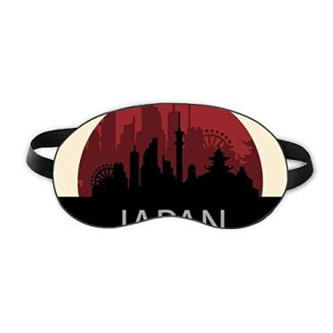 Imagem de Architecture Landmark Outline Japan Sleep Eye Shield Capa para sombra noturna macia