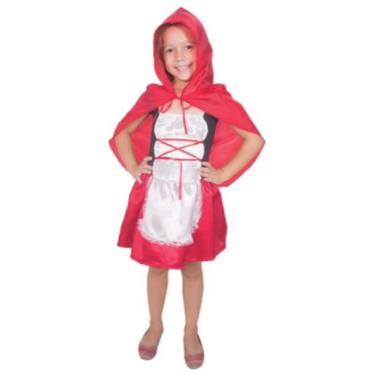 Imagem de Fantasia Infantil Chapeuzinho Vermelho De 2 À 8 Anos - Brink Model
