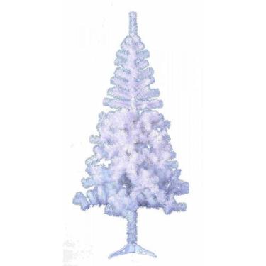 Imagem de Árvore De Natal Pinheiro Branca 320 Galhos 1,80M Decoração Natalina -