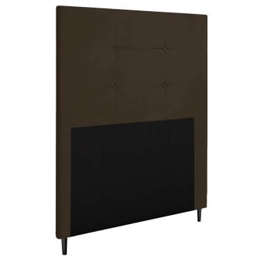 Imagem de Cabeceira Luna Para Cama Box Solteiro 90 Cm Suede Marrom