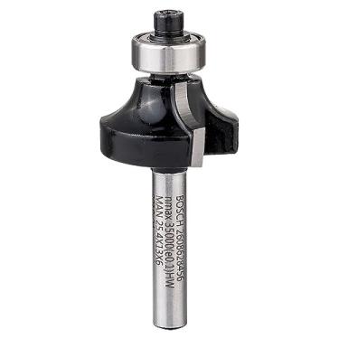 Imagem de Bosch Fresa de bolear 6 mm, R1 6,3 mm, D 25,4, L 13,1 mm, G 54 mm