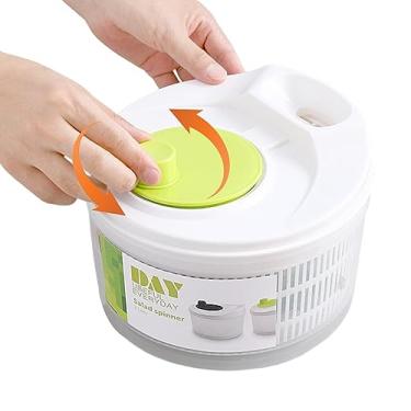 Imagem de salada, secador salada, escorredor água salada, lavadora salada e giratório – desidratador destacável alface secador para cantinas salas jantar cozinhas hotéis