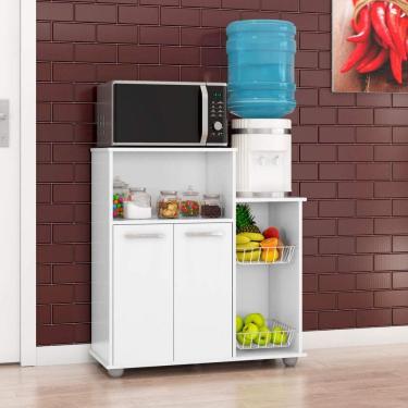 Imagem de Armário Multiuso Fruteira 2 portas Sollys Poliman Branco