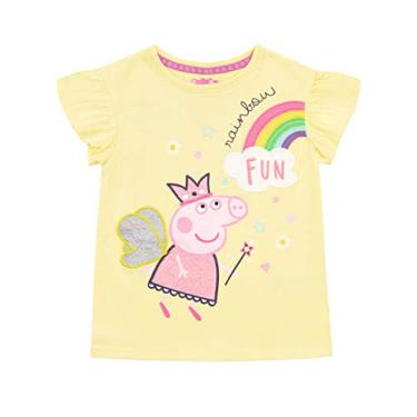 Imagem de Camiseta feminina Peppa Pig, Amarelo, 2T