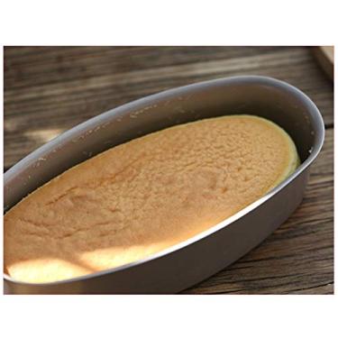 Imagem de Bagima Forma de bolo 21 * 11 * 11 forma oval antiaderente bandeja de cozimento pão pão queijo forma bolo lata bolo panela cozinha assadeira