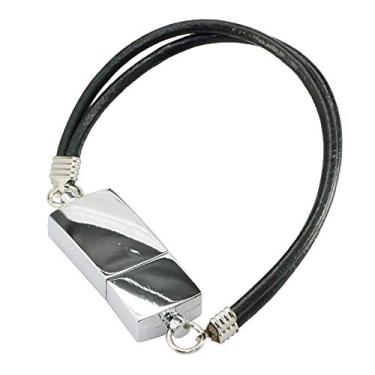 Imagem de Pulseira de prata de 32 GB modelo USB Flash Memory Disk USB Stick Pen Drive USB Flash Drive Armazenamento externo USB Flash Disk USB Cartão Flash