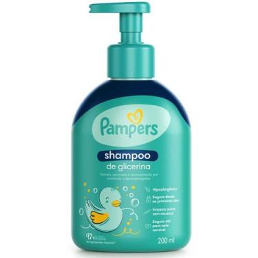 Imagem de Shampoo De Glicerina Bebê Hipoalergênico 200ml - Pampers