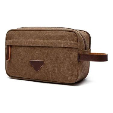 Imagem de Necessaire Viagem Canvas Alça Na Lateral 32-5