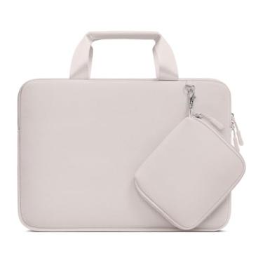 Imagem de MOSISO Capa para laptop de 13,3 polegadas, 13 a 13,3 polegadas compatível com MacBook Air/Pro 13/Pro 14, HP Dell ASUS, bolsa de transporte de neoprene para computador com alça e capa pequena removível