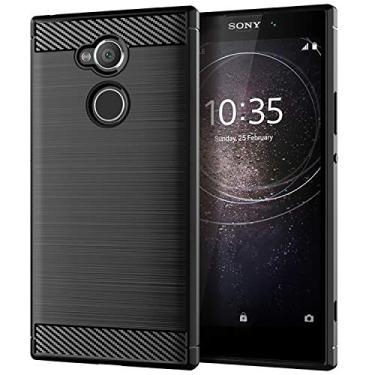 Imagem de Capa SONY Xperia XA2 Ultra, com sensação macia, proteção total, anti-arranhões e impressões digitais + capa resistente a arranhões para celular SONY Xperia XA2 Ultra