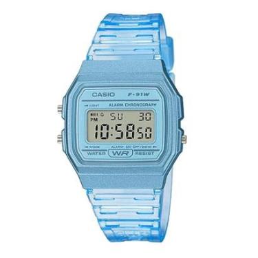 Imagem de Relógio Casio Digital Claro F-91WS-2DF-SC-Unissex