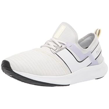 Imagem de New Balance Tênis feminino FuelCore Nergize Sport V1 Cross Trainer, Nimbus Cloud/Saturn Yellow, 37