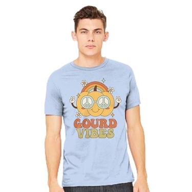 Imagem de TeeFury - Gourd Vibes Only - Camiseta masculina outono, abóbora,, Preto, GG
