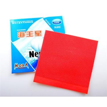 Imagem de Ppbigu Tênis de mesa Yinhe/Galaxy/Milky Way Netuno Long Pips-Out borracha com esponja de 0,7 mm para raquete de pingue-pongue aprovada pela ITTF (vermelho)