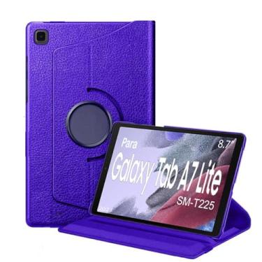 Imagem de CAPA CASE PARA TABLET SAMSUNG GALAXY TAB A7 LITE 8.7" Sm-T220 Sm-T225 ANO 2021 - ALAMO (ROXO)