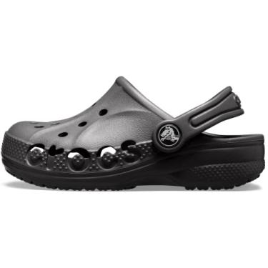 Imagem de Crocs Tamanco Baya infantil unissex, Preto/preto, 9 Toddler