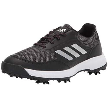 Imagem de adidas Tênis de golfe feminino Tech Response 2.0, Core Black/Silver Metallic/Grey Four, 34