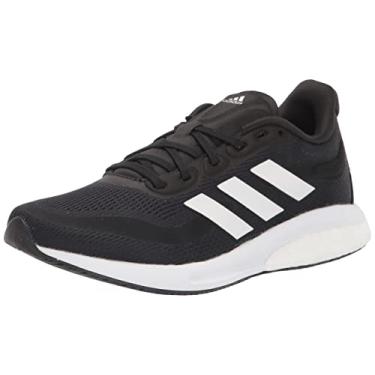 Imagem de adidas Tênis masculino Supernova, Preto/Branco/Prata Halo, 4