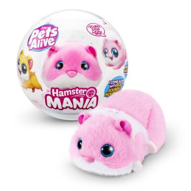 Imagem de Hamster Mania - Pelúcia Pets Alive - Rosa