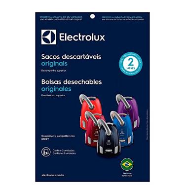 Imagem de Kit Com 3 Sacos Descartáveis Electrolux Sbebe Para Aspiradores De Pó Electrolux Branco