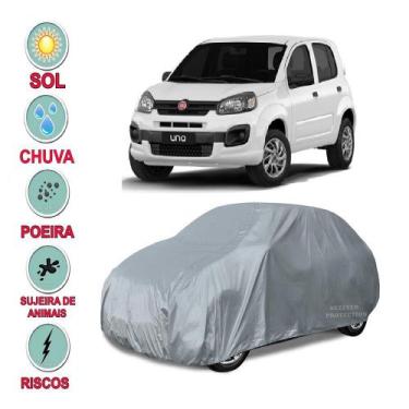 Imagem de Capa cobrir carro Novo Uno 100% Impermeável Proteção Total Bezzter