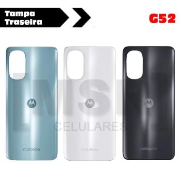 Imagem de Tampa traseira celular MOTOROLA modelo G52, AZUL