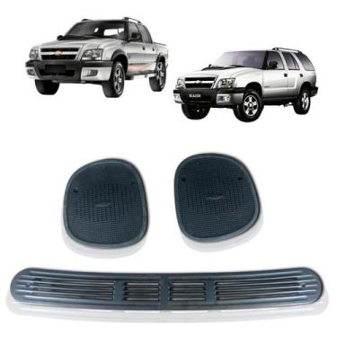 Imagem de Kit Churrasqueira+tela Alto Falante S10 Blazer 2001 04 05/10 - Borfix
