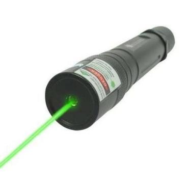 Imagem de Kit Completo Caneta Laser Pointer Verde 35Km 7500Mw Potente - MB