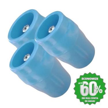 Imagem de Kit 3und Bloqueador De Ar Poupa Água Residencial 3/4 Pvc - Estrela