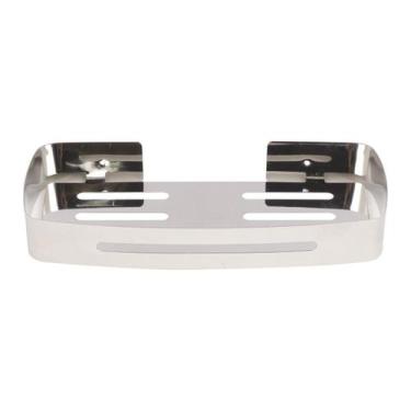Imagem de Suporte shampoo retangular parede banheiro Aço inox Cromado - Fino Ino
