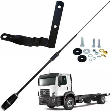 Imagem de Antena Px Bobinada Black Argentina 1,63m Suporte Dianteiro Parabrisa C