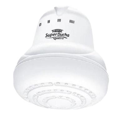 Imagem de Chuveiro Eletrico Super Ducha Quattro 4t 6800w 220v Fame, Branco, 220V