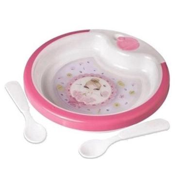 Imagem de Prato Térmico de Plástico 450 ml com Ventosa 2 Colheres - Koala Baby, 