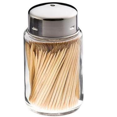 Imagem de Paliteiro De Vidro Com Tampa Inox - Euro