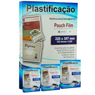 Imagem de Kit Polaseal 350 unidades Plástico para Plastificação0,05 - Mares