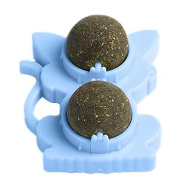 Imagem de Brinquedo Erva de Gato Pet Menta Bola Bolinha Catnip Natural Animal de