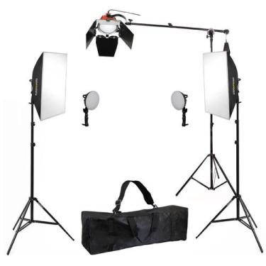 Imagem de Luzes de LED - Softboxes + Iluminador Led Tocha e Tripés - TUDOPRAFOTO