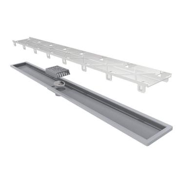 Imagem de Ralo Linear Elleve Royal 132 90cm Com Tampa Oculta 132
