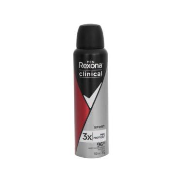 Imagem de Desodorante Rexona Clinical Aerossol - Antitranspirante Masculino 150m
