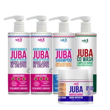 Imagem de Kit Juba Widi Shampoo, Máscara, Co Wash, E Dois Encrespando - Widi Car