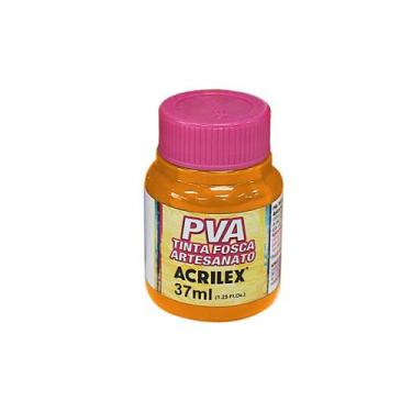 Imagem de Tinta Pva Fosca Acrilex 37ml para Artesanato Cores Diversas, Terracota