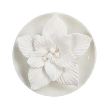 Imagem de Ioensy Difusor de óleo essencial de flor passiva sem fogo, difusor de fragrância, carro, difusor de aroma de flor de porcelana para meditação no quarto, Style B