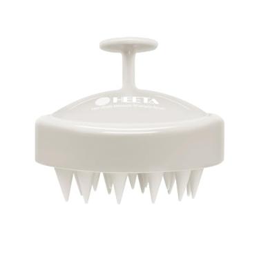 Imagem de HEETA Hair Scalp Massager, Scalp Scrubber with Soft Silicone Bristles for Hair Growth & Dandruff Removal, Hair Shampoo Brush for Scalp Exfoliator, Beige