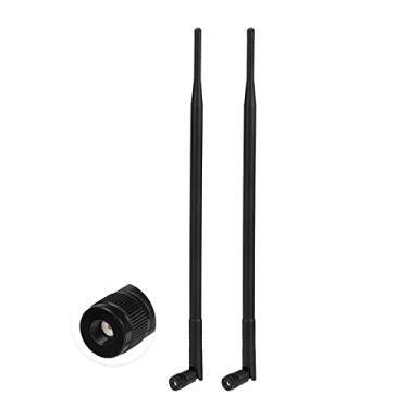 Imagem de Eightwood Antena 4G LTE 9dbi RP-SMA Compatível com Spypoint Link Tactacam Câmera de Trilha Celular Stealth Outdoor Wildlife Hunting Game Cam Câmera de Segurança (pacote com 2)