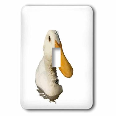 Imagem de 3dRose lsp_214054_1 "Close Up Portrait of a Cute Domestic White Duck Single Switch, multicolorido