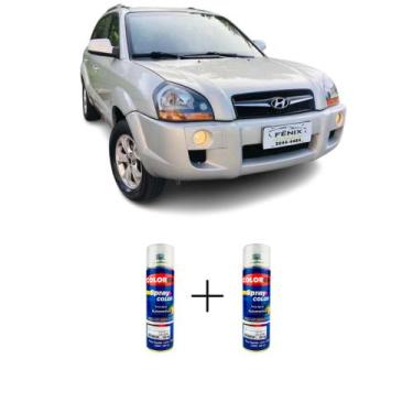 Imagem de SPRAY AUTOMOTIVO Shimmering Silver Met - N3S Hyundai + SPRAY VERNIZ 30