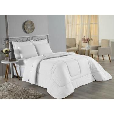 Imagem de Edredom Casal Queen Size Malha 100% Algodão - Davy Enxovais, BRANCO/BR