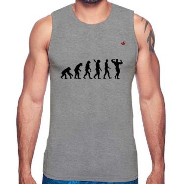 Imagem de Regata Evolução do Bodybuilder - Foca na Moda, Cinza, P