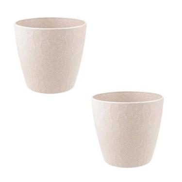 Imagem de 2 un Vaso plantas colmeia decorativo flores G BEGE - EVO