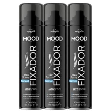 Imagem de Kit 3 Hair Spray Fixador Normal Mood 400Ml - My Health - My Healty